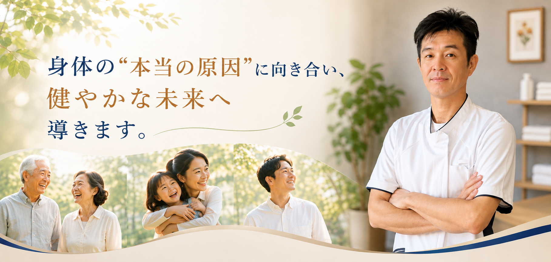 身体の本当の原因に向き合い、健やかな未来へ導くちゅら整骨院の院長紹介
